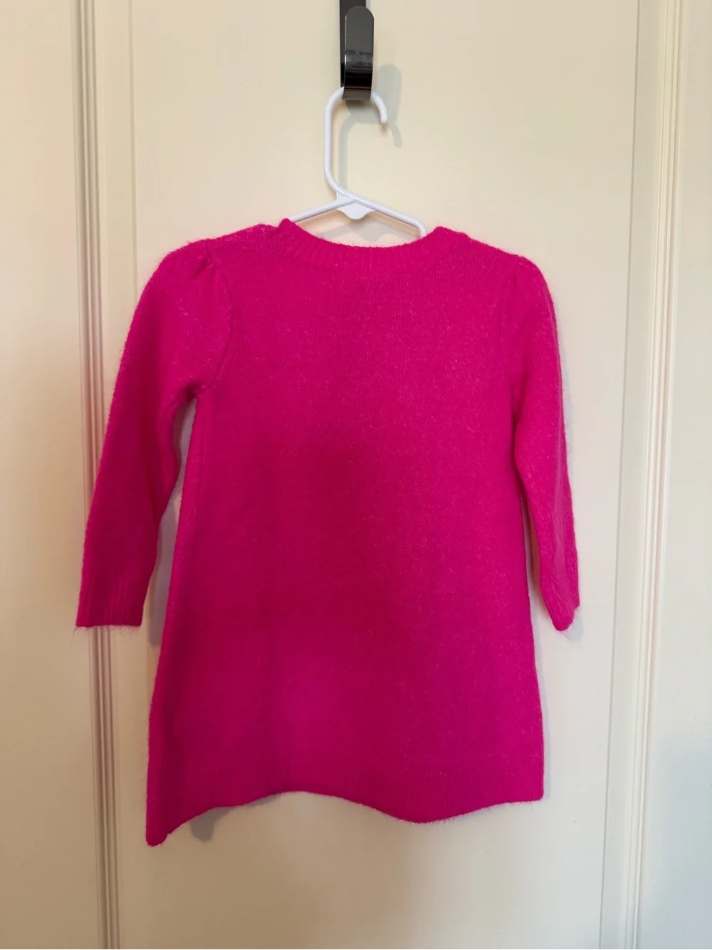 Baby Gap Hot Pink Heart Sweater Dress | 2T Toddler Girl